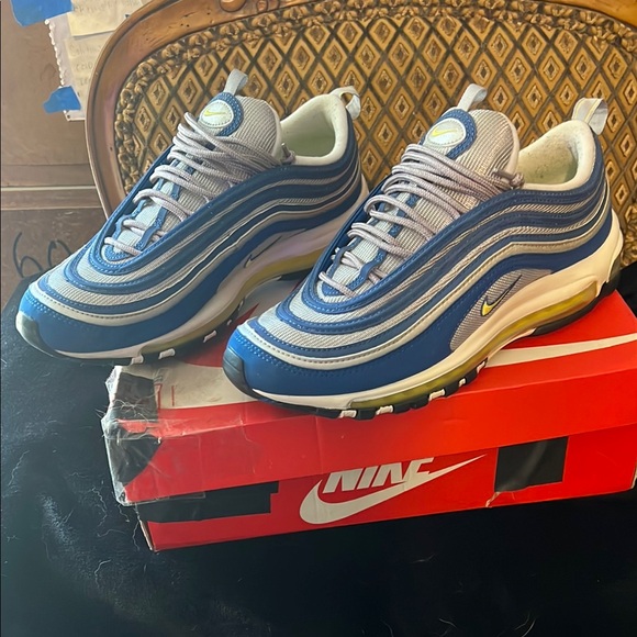 NIKE AIR MAX 97 OG ROYAL NEON AKA ATLANTIC BLUE SIZE